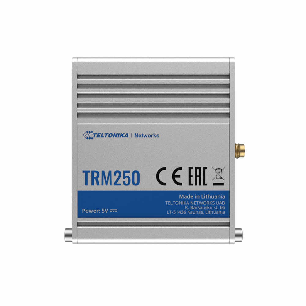 Modem industrial Teltonika TRM250, Cat-M1, Cat NB1, EGPRS, LTE, micro USB