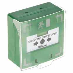 Buton ieşire urgenţă verde cu LED şi buzzer APWK-LED YOTOGI 3xNO/NC