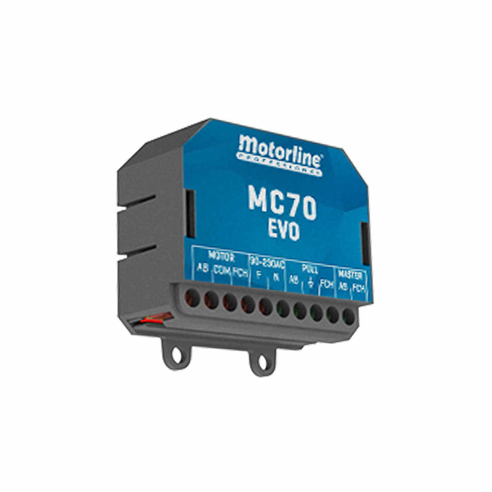Unitate de control Motorline MC70 EVO, 120 canale, cod rulant, 433.92 MHz, 230V AC