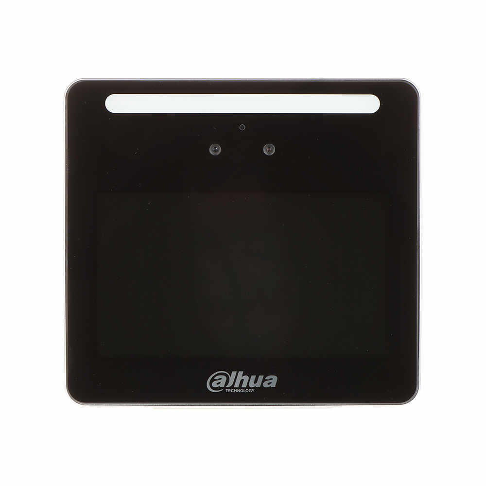 Controler de acces facial IP Dahua ASA3213G-MW, ecran tactil 4.5 inch, cod PIN / card / facial, 1.500 utilizatori, 150.000 evenimente, tamper
