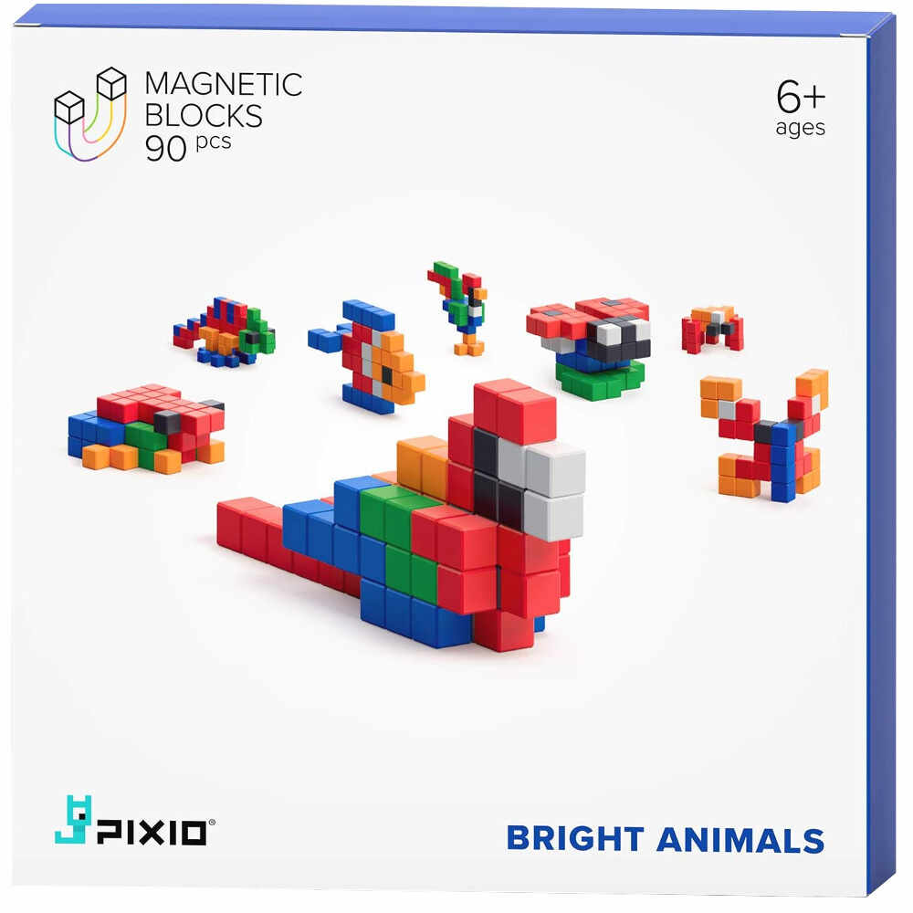 PIXIO Bright Animals - Construcție magnetică