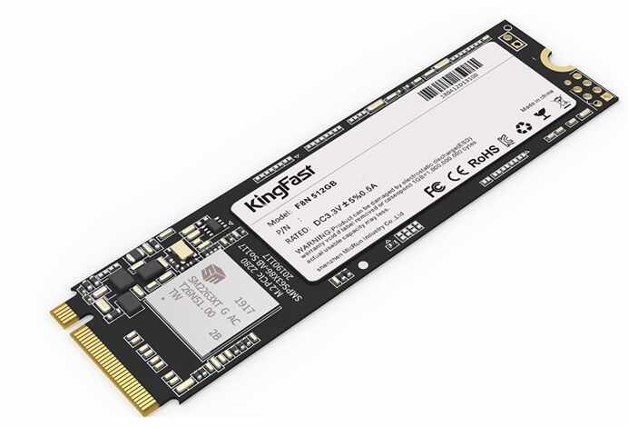 Solid State Drive (SSD) KingFast F8N, 512GB, NVMe, M.2, 2280