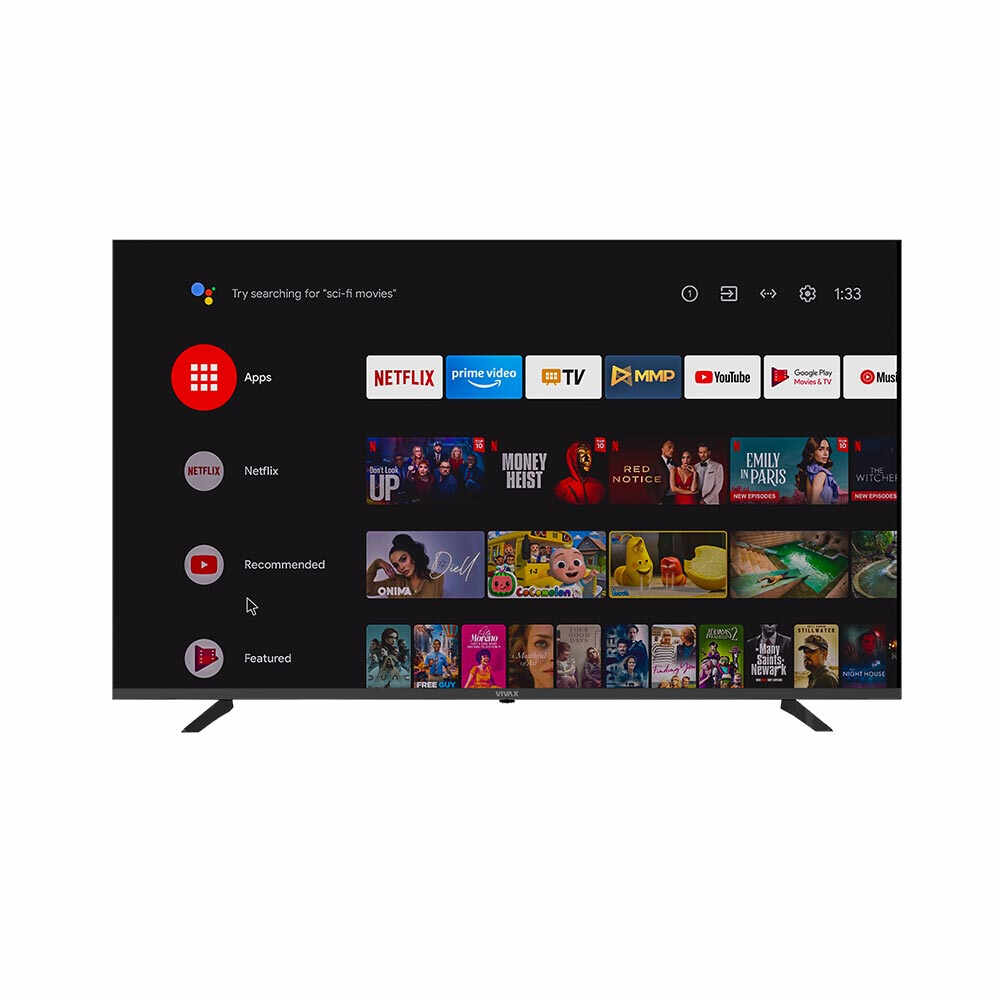 Televizor AndroidTV Vivax A Series 32LE10K, 32 inch, HD, Android11, Wi-Fi + Bluetooth