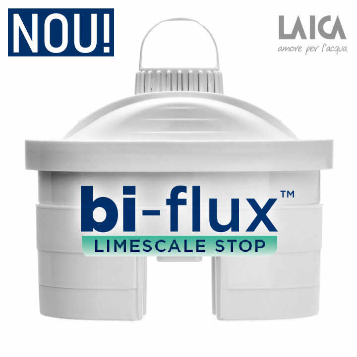 Cartuse filtrante de apa anti calcar Laica Bi-Flux Limescale STOP, 3 buc/pachet