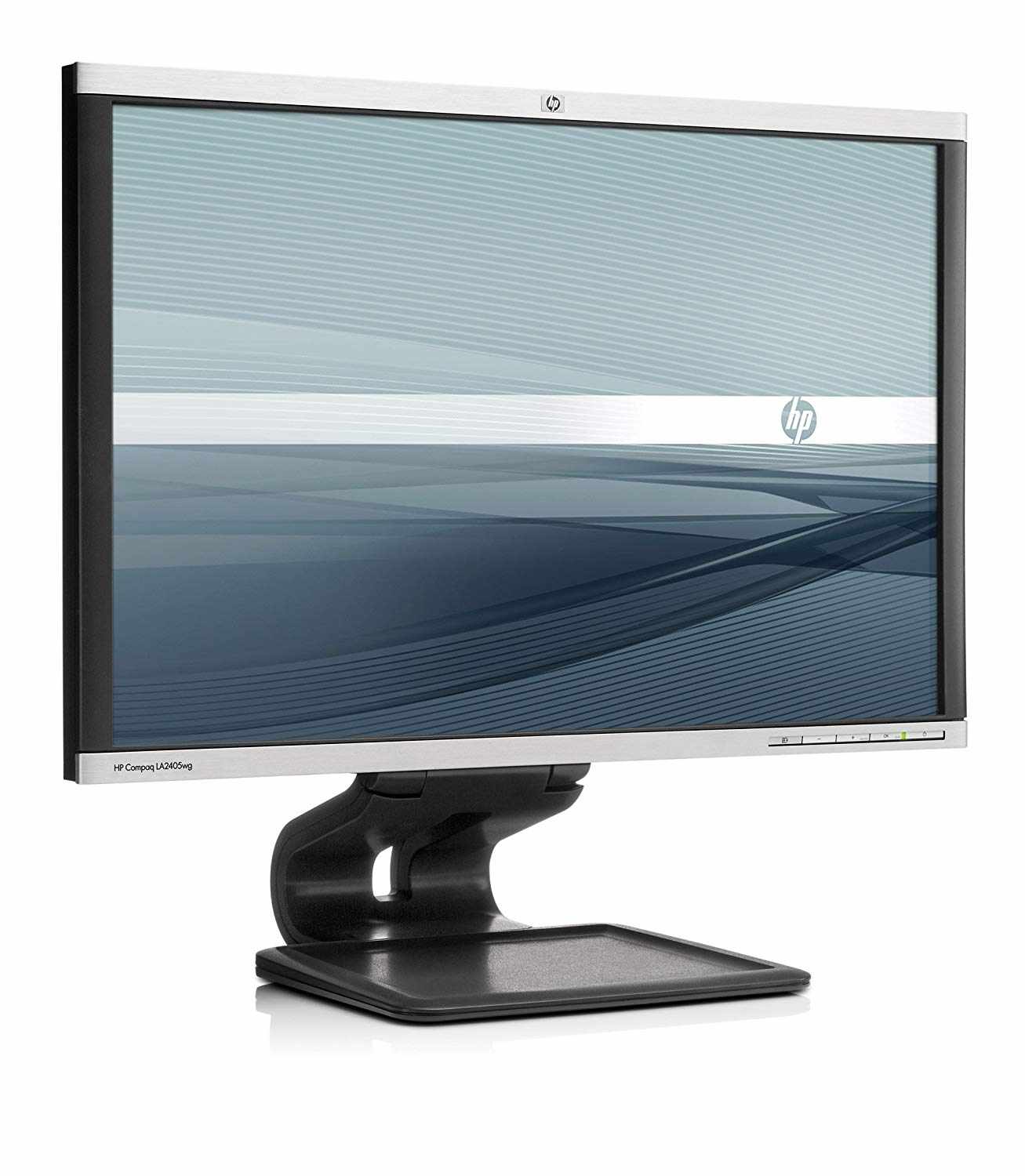 Monitor Refurbished HP LA2405WG, 24 Inch LCD, 1920 x 1200, VGA, DVI, Display Port, USB