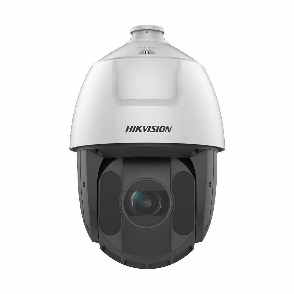 Camera supraveghere IP Speed Dome Hikvision DarkFighter DS-2DE5225IW-AE(S6), 2 MP, IR 150 m, 4.8 - 120 mm, motorizat, PoE + suport perete