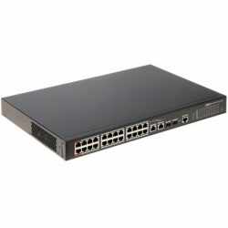 Switch PoE 24 porturi + 2xSFP gigabit management PFS4226-24ET-360-V3 Dahua