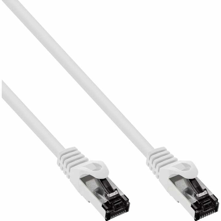 Cablu de retea RJ45 S/FTP PiMF Cat.8.1 LSOH 2m Alb, InLine IL78802W