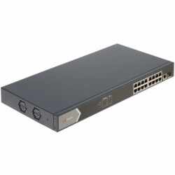 Switch Hikvision DS-3E0518P-E 16 porturi PoE gigabit 230W