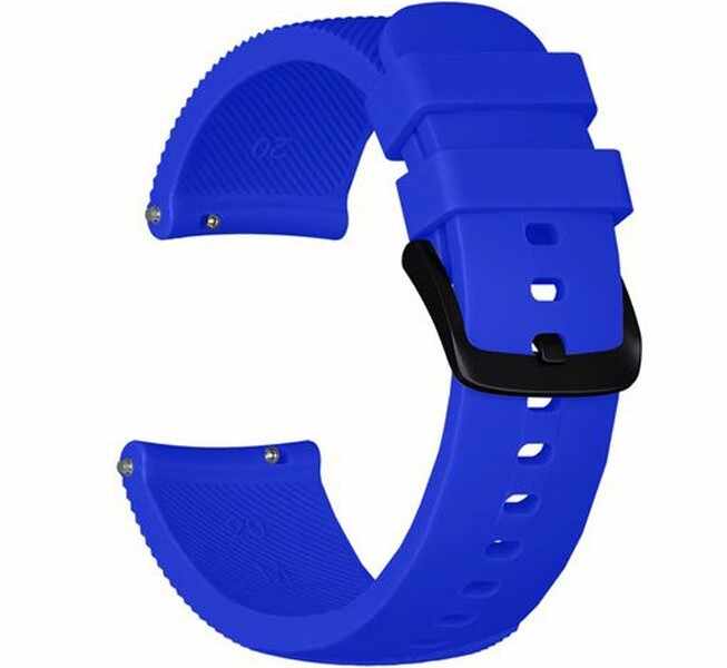 Curea ceas Smartwatch Samsung Gear S2, iUni 20 mm Silicon Blue