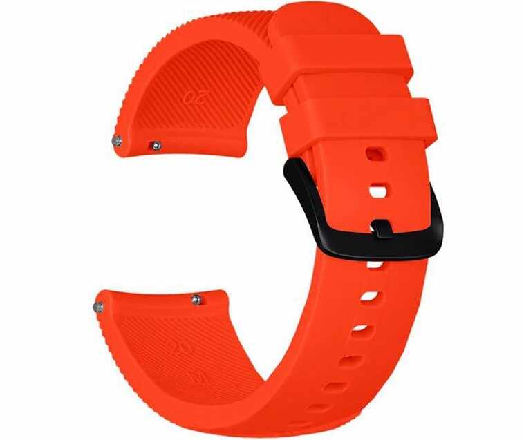 Curea ceas Smartwatch Samsung Gear S2, iUni 20 mm Silicon Orange
