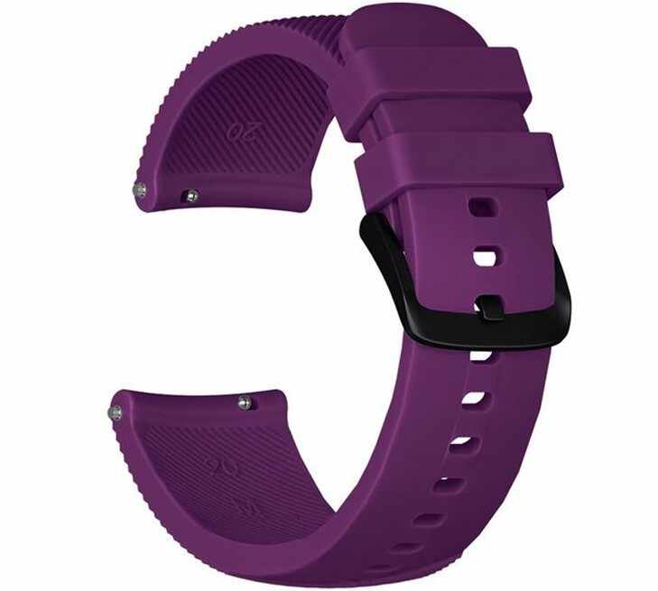Curea ceas Smartwatch Samsung Gear S2, iUni 20 mm Silicon Purple