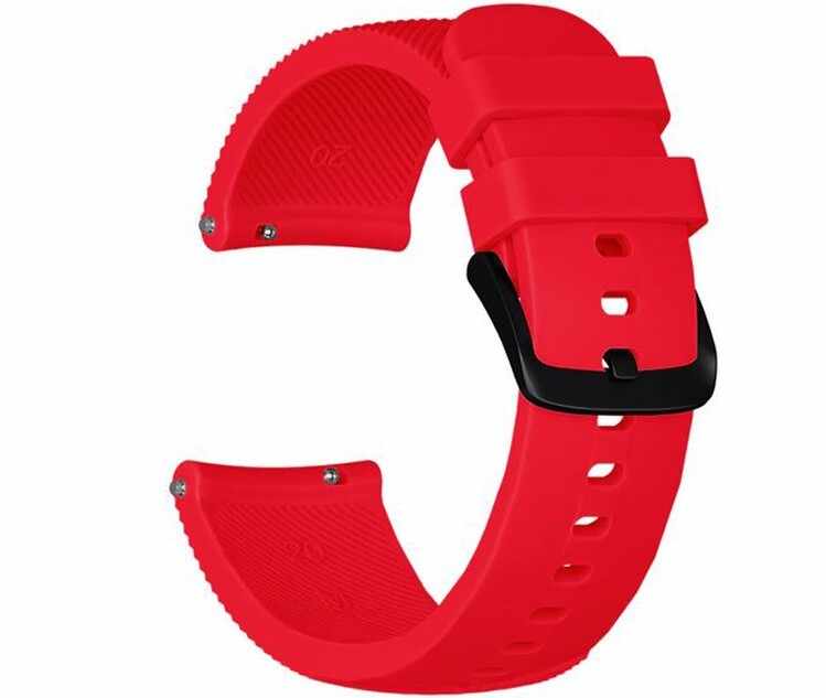 Curea ceas Smartwatch Samsung Gear S2, iUni 20 mm Silicon Red