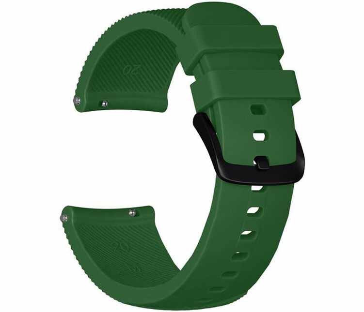 Curea ceas Smartwatch Samsung Gear S3, iUni 22 mm Silicon Green