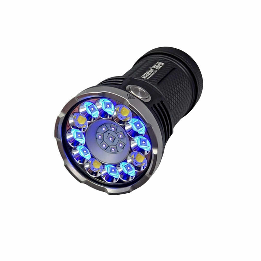 Lanterna tactica profesionala UV Acebeam X80-UV, 10000 lumeni, 224 m
