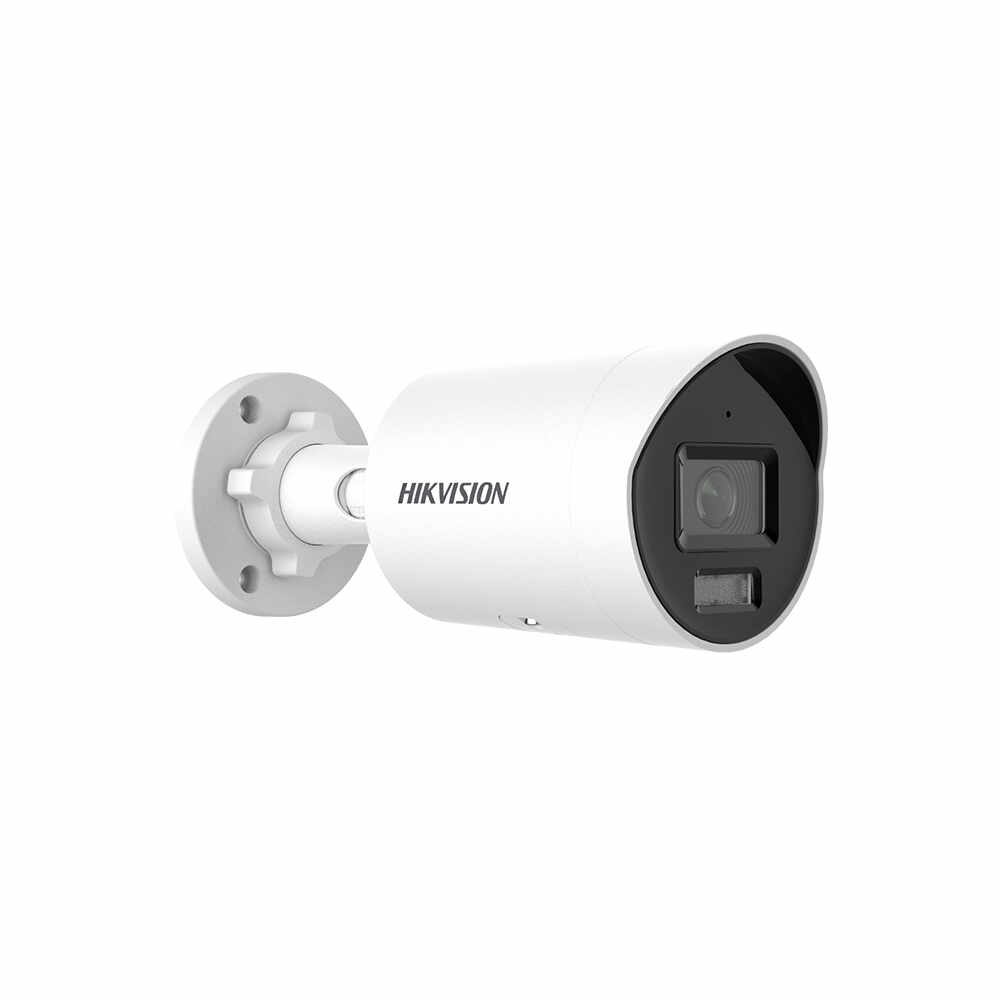 Camera supraveghere de exterior IP Hikvision AcuSense DS-2CD2026G2-I(4MM)(D), 2MP, IR 40 m, 4 mm, slot card, PoE