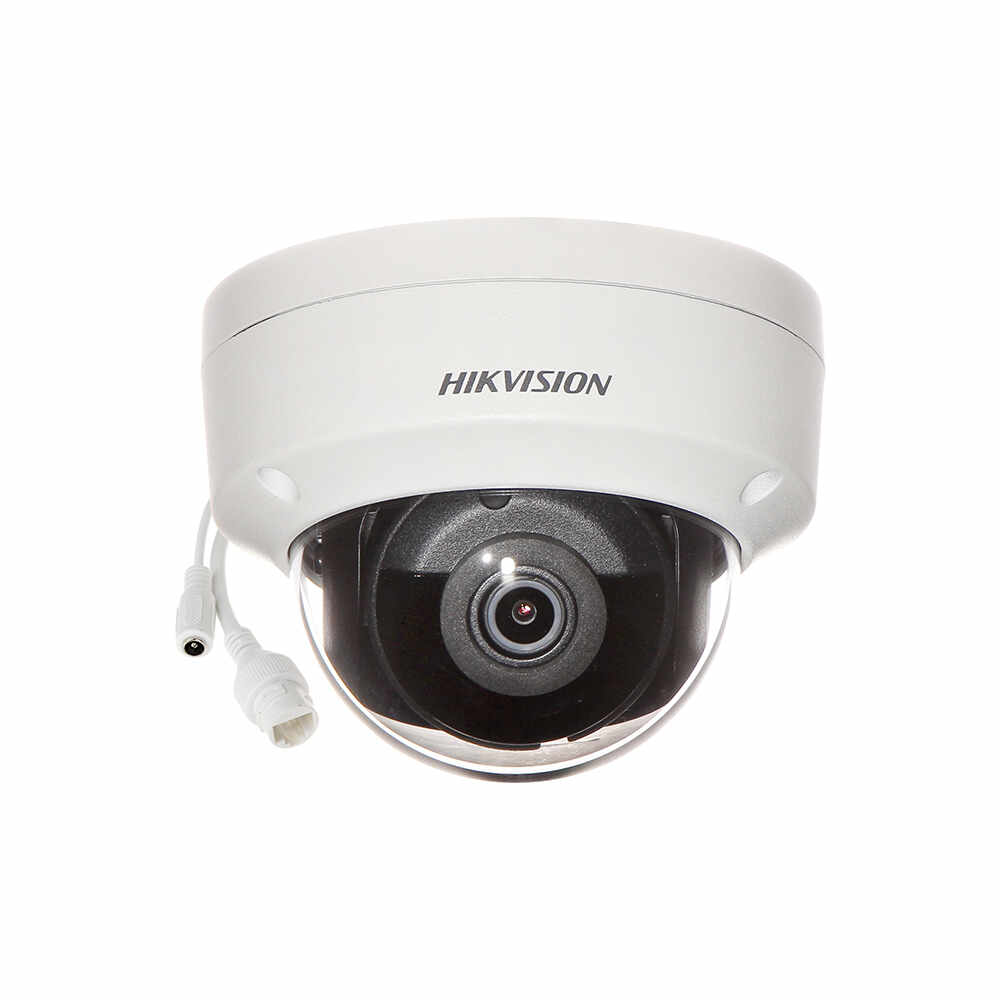 Camera supraveghere de interior IP Dome Hikvision Acusense DS-2CD2123G2-I(2.8MM)(D), 2MP, IR 30 m, 2.8 mm, slot card, PoE