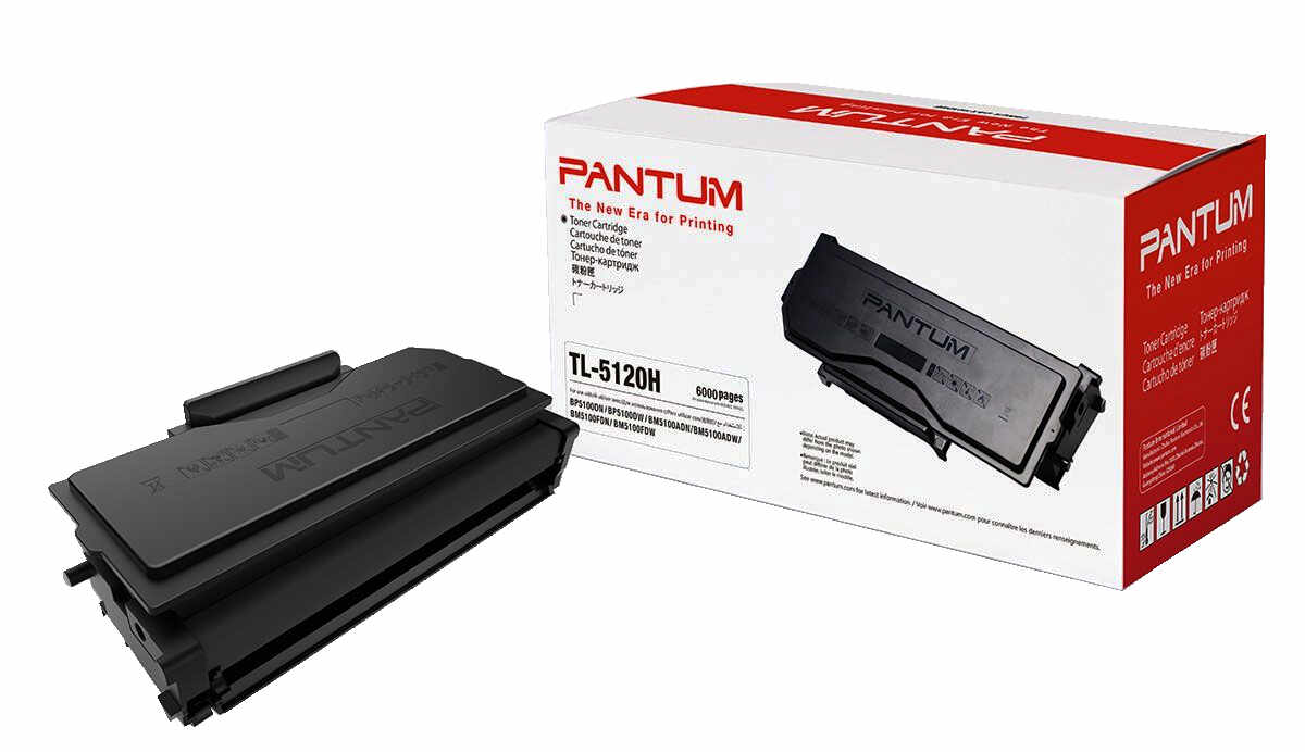 Cartus Toner Nou Pantum TL-512H, capacitate 6000 pagini, compatibil cu modelele BP5100DN, BM5100ADW/FDW
