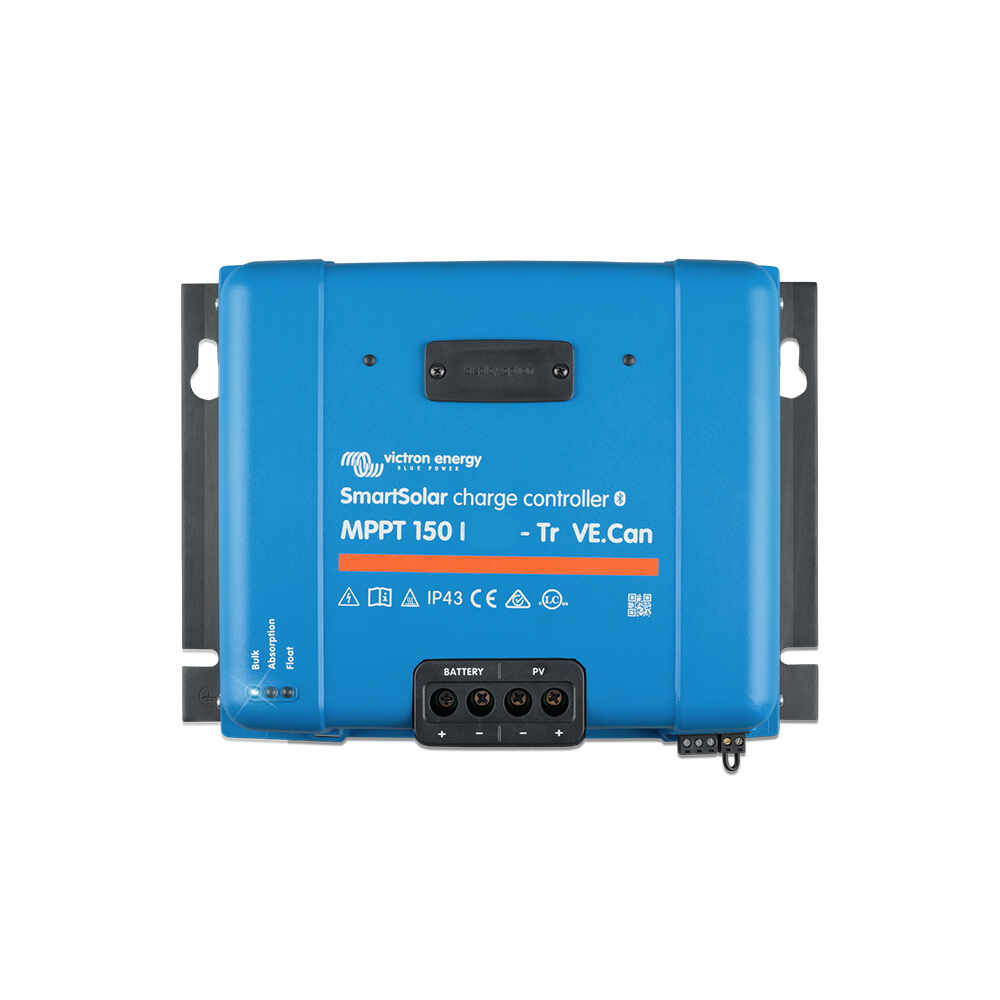 Controler pentru incarcare acumulatori sisteme fotovoltaice MPPT Victron SmartSolar SCC115085411, 12/24/48V, 85A, VE.Can, bluetooth, conectori TR