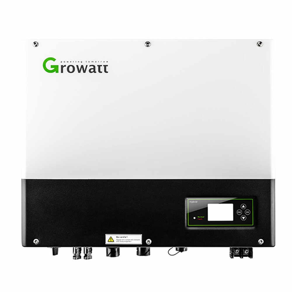 Invertor hibrid monofazat Growatt GWSPH3000, 3.0 kW, ecran LCD, functie backup