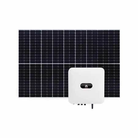 Sistem fotovoltaic 10 kW, invertor trifazat On Grid WiFi si 27 panouri Canadian Solar, 120 celule, 375 W