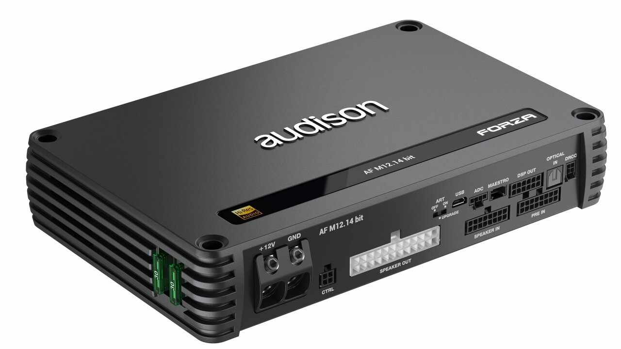 Amplificator auto Audison Forza AF M12.14bit, 12 canale, 1080W