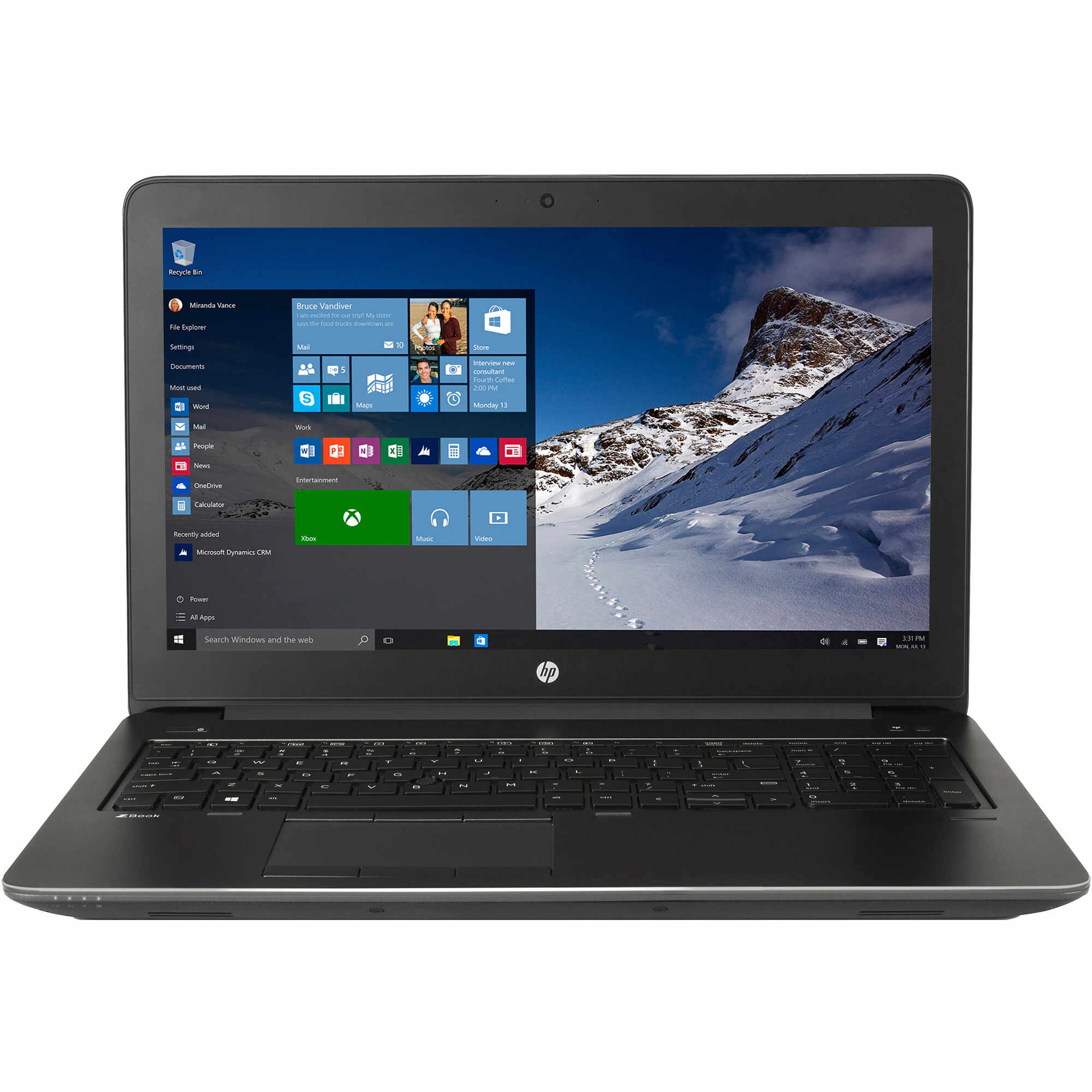 Laptop Second Hand HP ZBook 15 G3, Intel Xeon E3-1505M v5 2.80-3.70GHz, 16GB DDR4, 512GB SSD, nVidia Quadro M2000M 4GB GDDR5, 15.6 Inch Full HD, Tastatura Numerica, Webcam