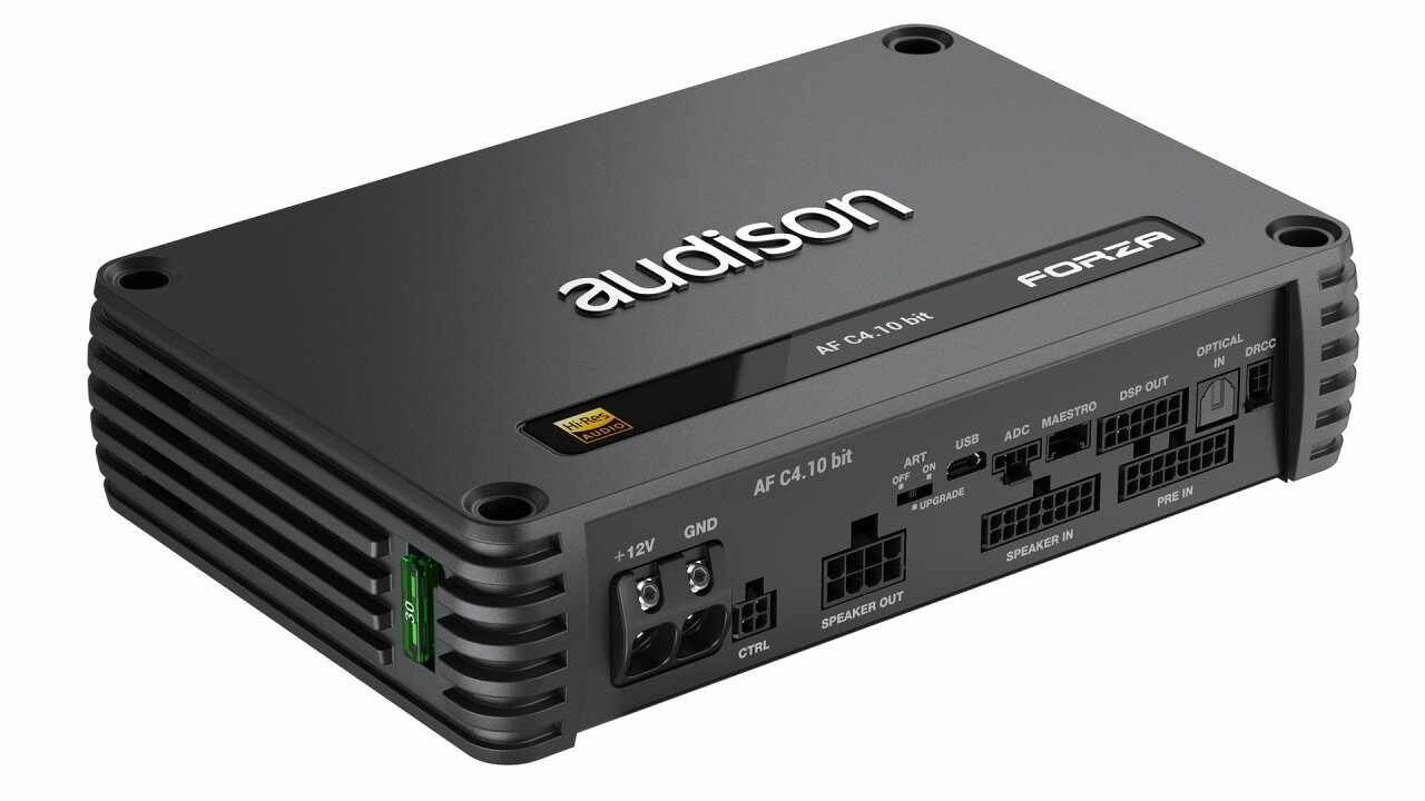 Amplificator auto Audison Forza AF C4.10bit, 10 canale, 600W