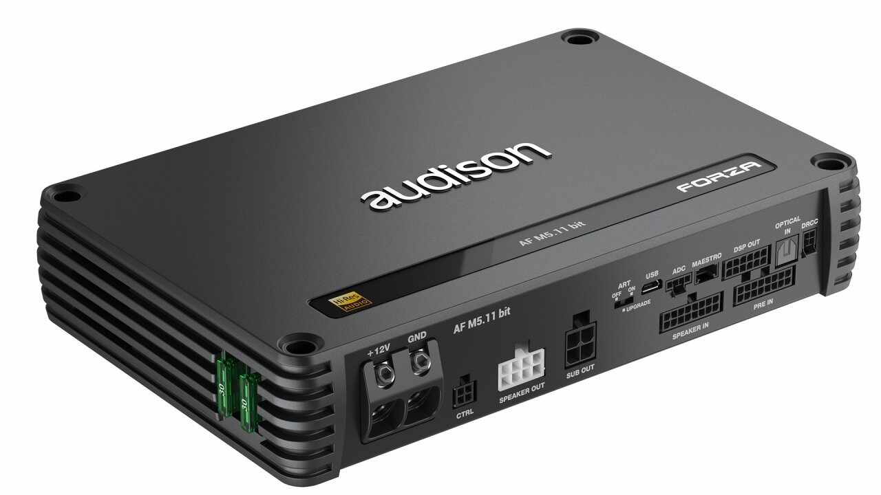 Amplificator auto Audison Forza AF M5.11bit, 5 canale, 1200W