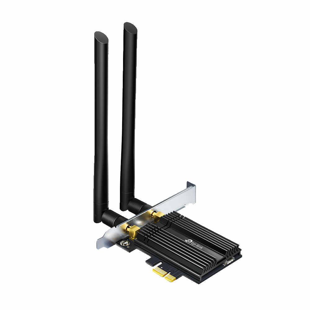 Adaptor placa de retea wireless TP-Link Archer TX50E, Wi-Fi 6, PCI-E, 2.4/5 GHz, 433 Mbps