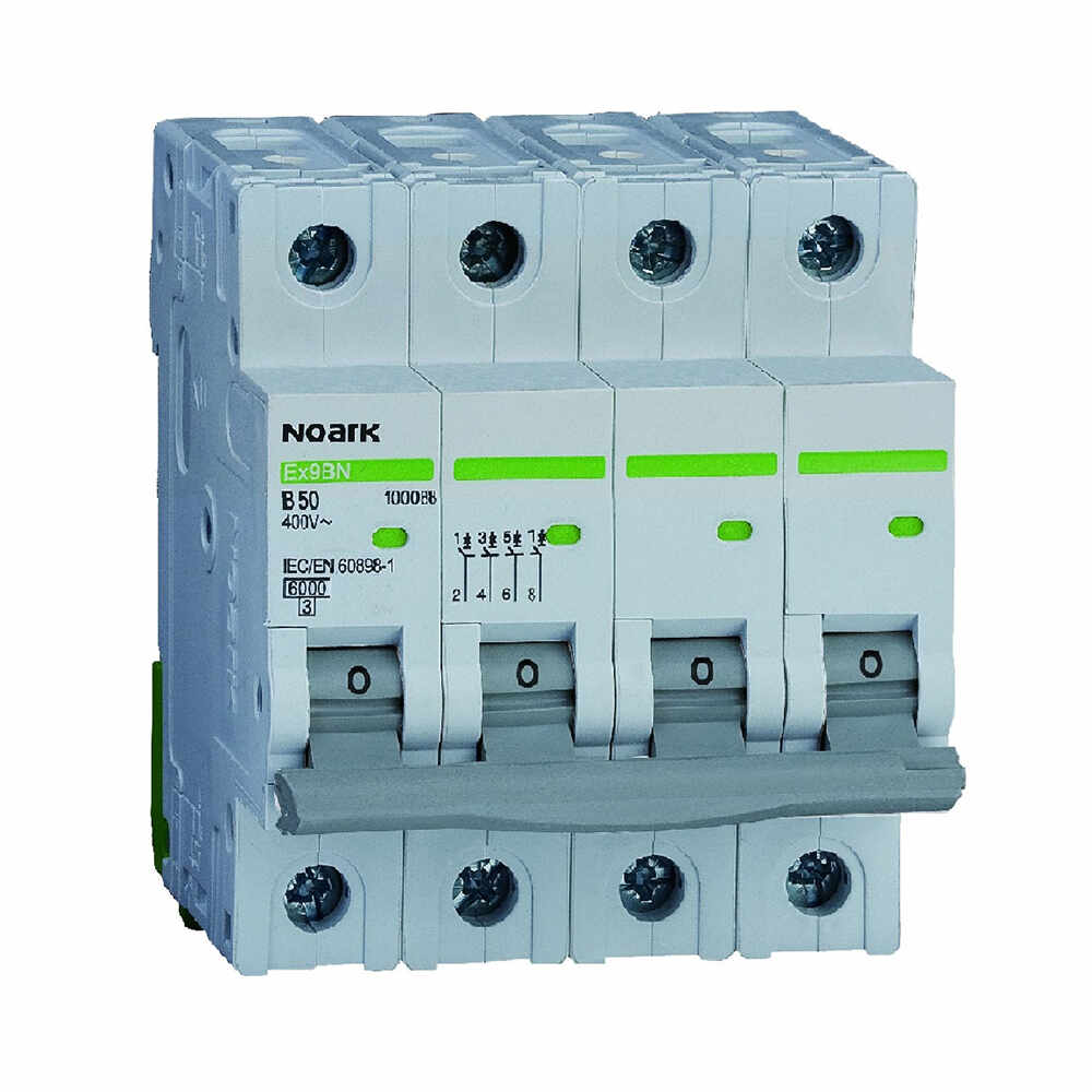 Intrerupator automat Noark EX9BN4PB16 N_100083, 16 A, 4 poli, 6 kA, IP20