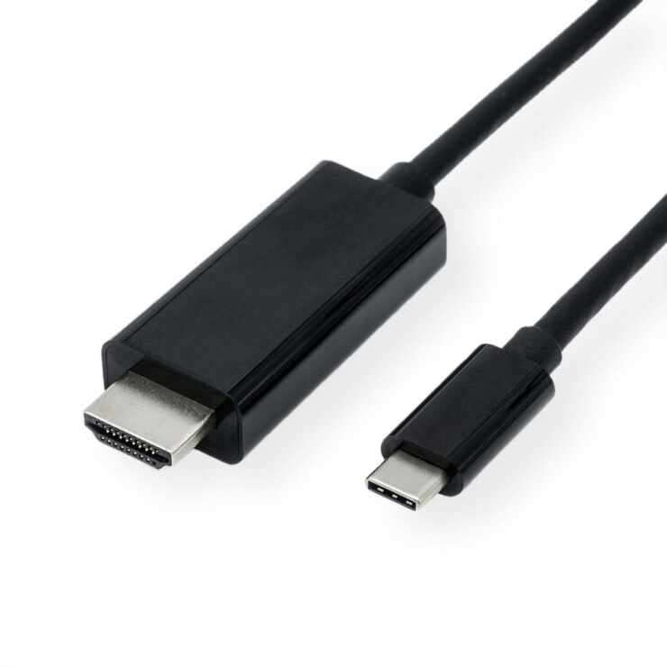 Cablu USB tip C la HDMI 4K30Hz T-T 2m Negru, S3731