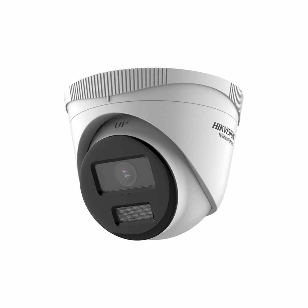 Camera supraveghere IP Dome Hikvision HiWatch HWI-T249H-28(C), 4MP, IR 30 m, 2.8 mm, PoE