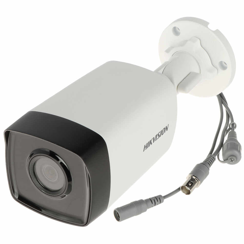 Camera supraveghere exterior Hikvision DS-2CE17D0T-IT3FS2, 2 MP, 2.8 mm, IR 40 m + alimentator
