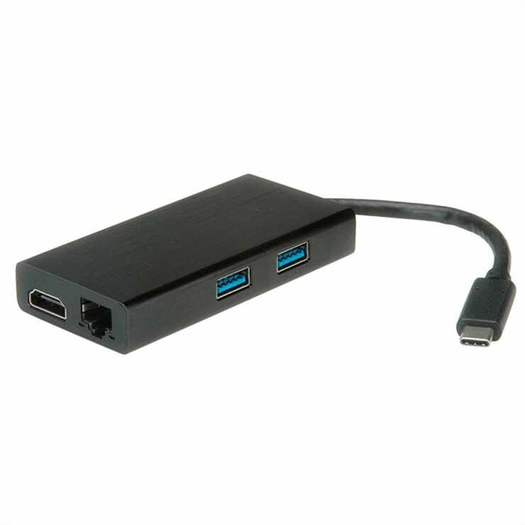 Docking station USB Type C la HDMI 4K30Hz/2 x USB-A 3.2/Ethernet LAN, S3251