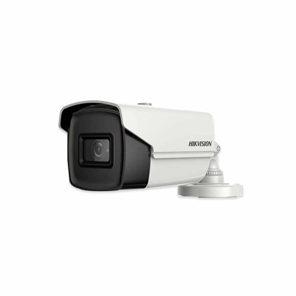 Kit Camera supraveghere exterior Hikvision DS-2CE16U1T-IT1F, 8 MP, 2.8 mm, IR 30 m + alimentator