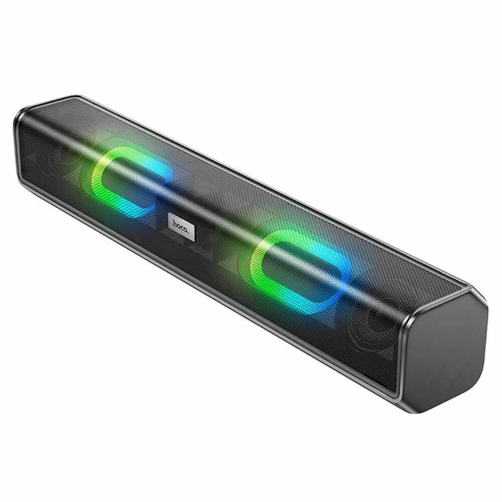 Soundbar Wireless Hoco Dazzling Sound, 10 W, Bluetooth 5.1, Premium, Negru