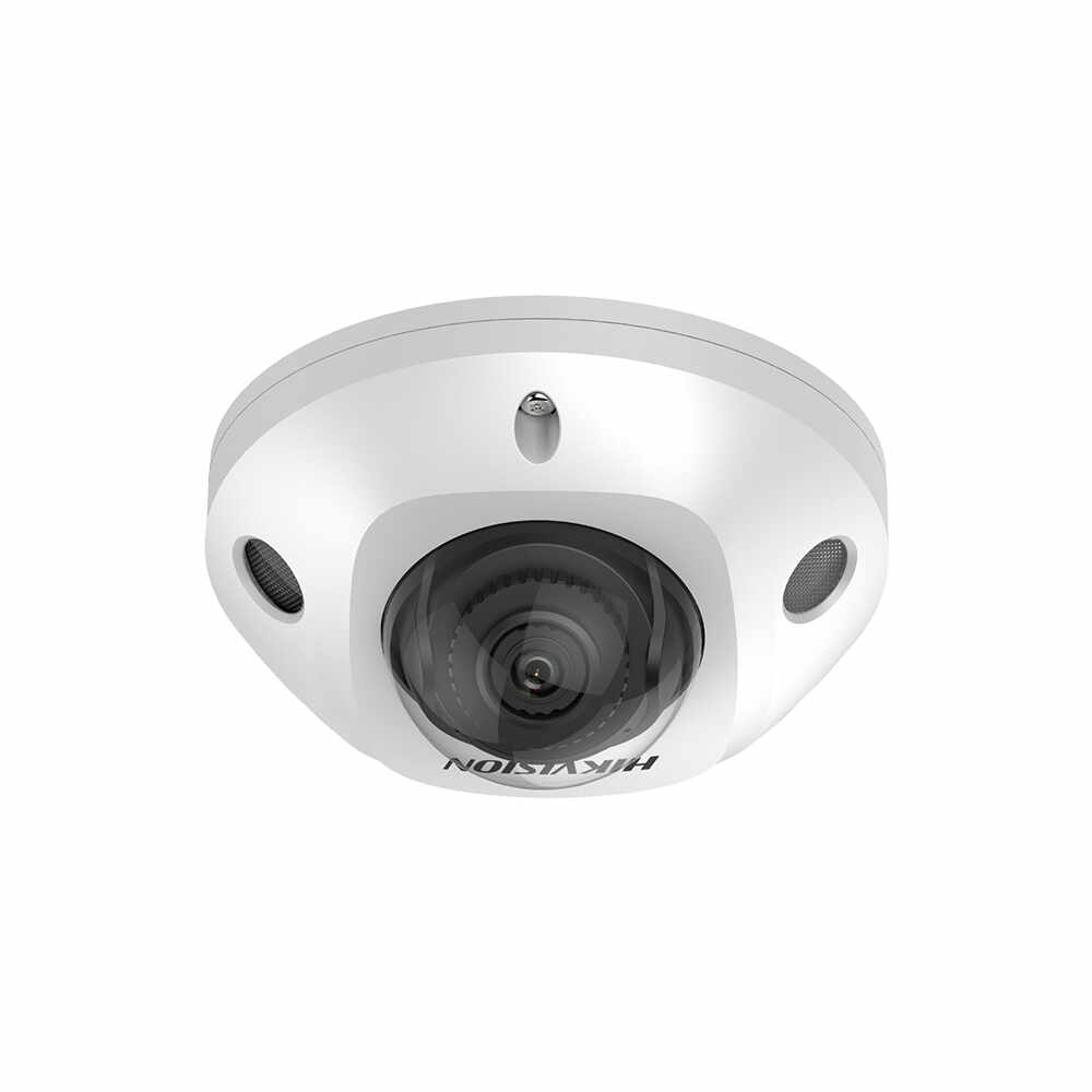 Camera supraveghere IP Dome Hikvision AcuSense DS-2CD2543G2-I2, 4 MP, IR 30 m, 2.8 mm, slot card, PoE 