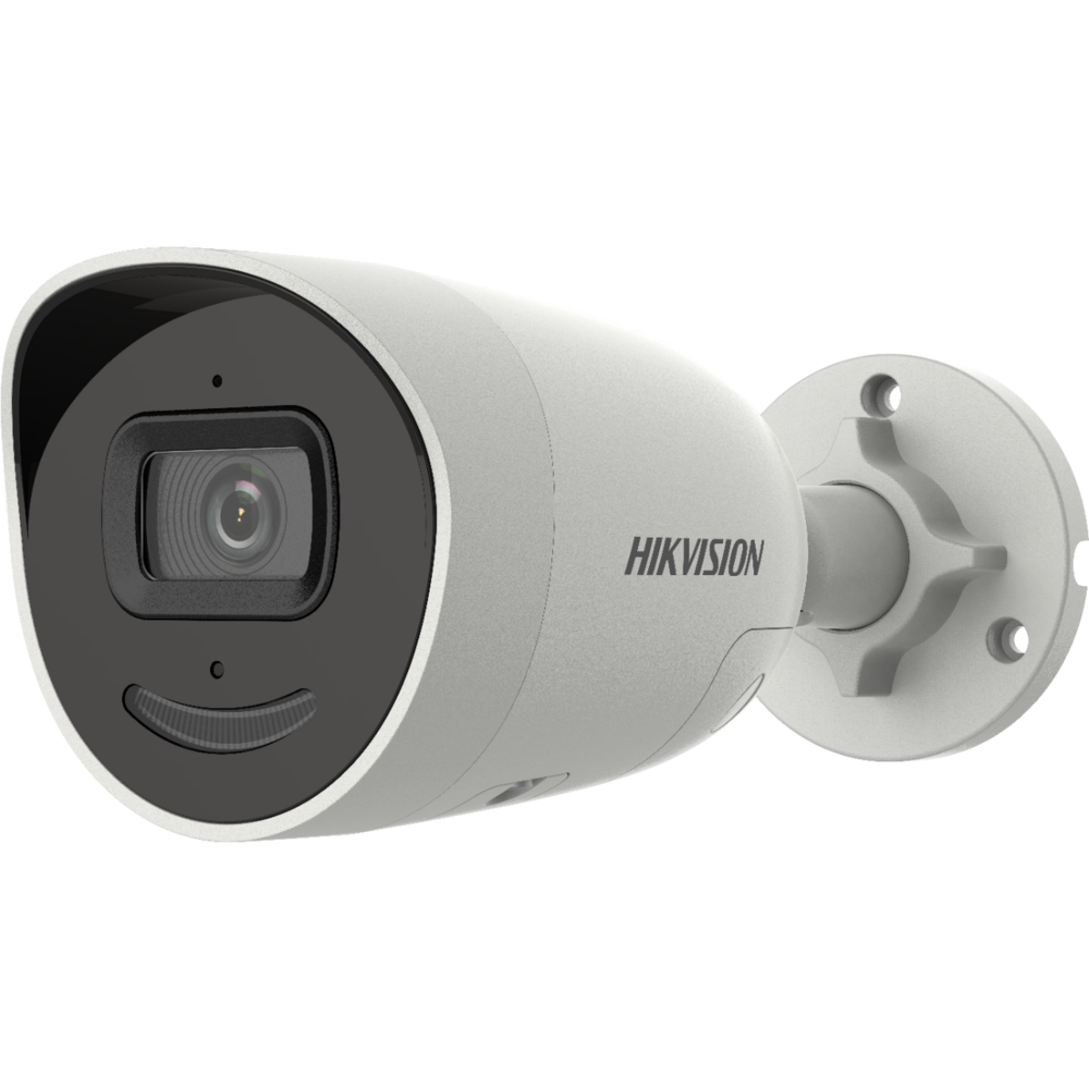Camera IP, cu lumina stroboscopica si avertizare sonora, AcuSense, IR 40m, 2.8mm, PoE, Hikvision, DS-2CD2046G2-IU/SL