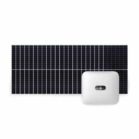Sistem fotovoltaic 10kW, invertor Trifazat On Grid WiFi si 22 panouri Canadian Solar, 120 celule, 455 W