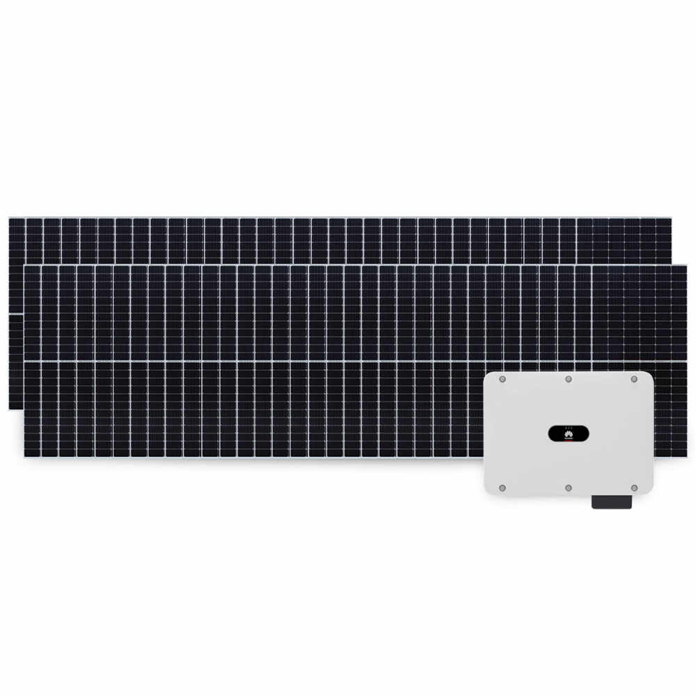 Sistem fotovoltaic 30 kW, invertor trifazat On Grid si 66 panouri Canadian Solar, 120 celule, 455 W