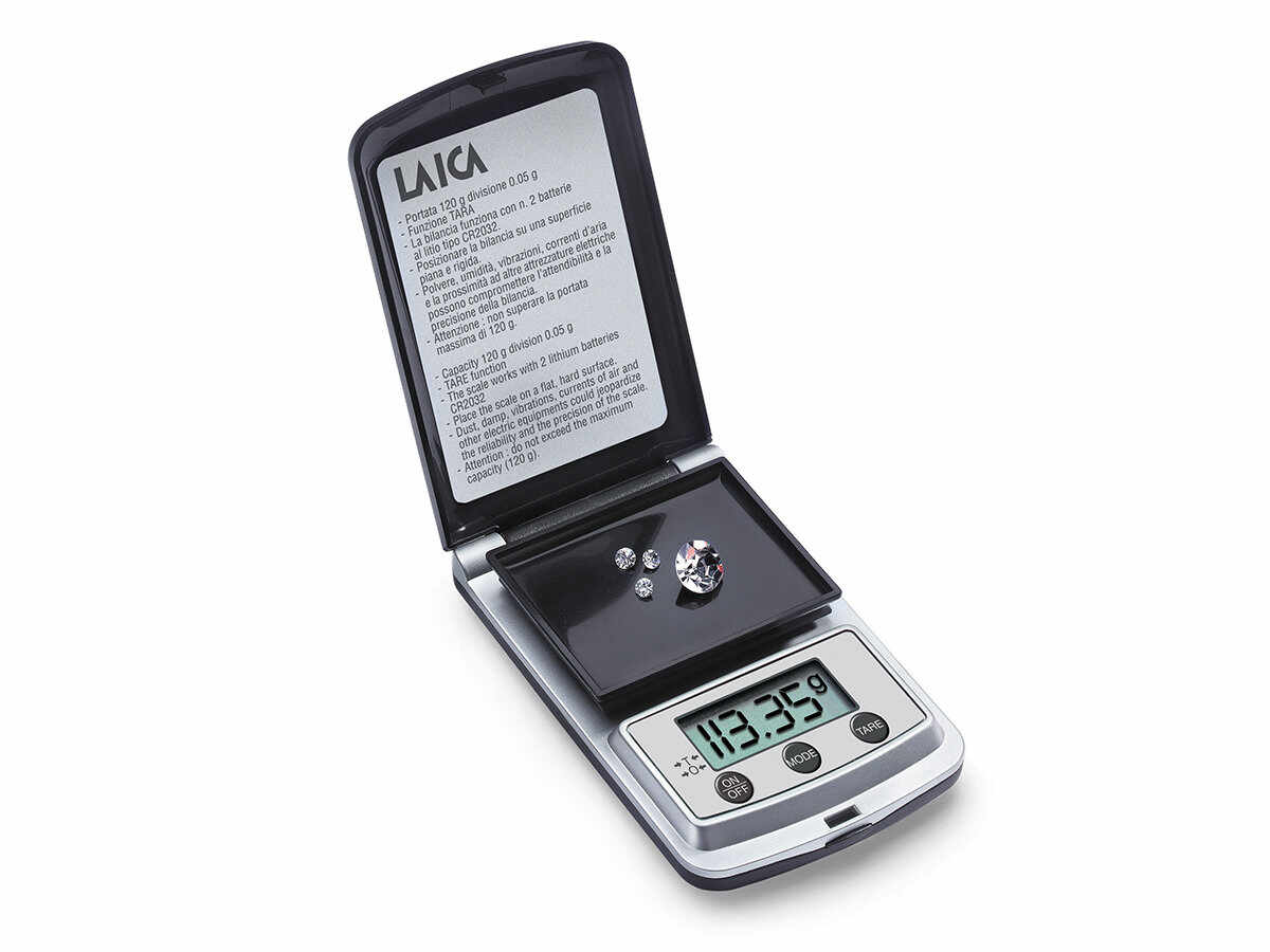 Cantar electronic de precizie Laica BX9310, 120 grame, portabil