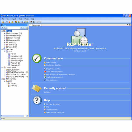 Licenta software pentru 1 utilizator master Roger Technology RCP M2, 250 angajati