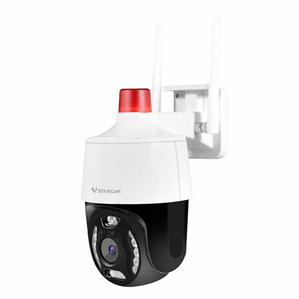 Camera supraveghere wireless IP WiFi PT Vstarcam CS668Q-X5, 4 MP, IR 30 m, 3.5 - 9.5 mm, slot card, microfon, detectie miscare