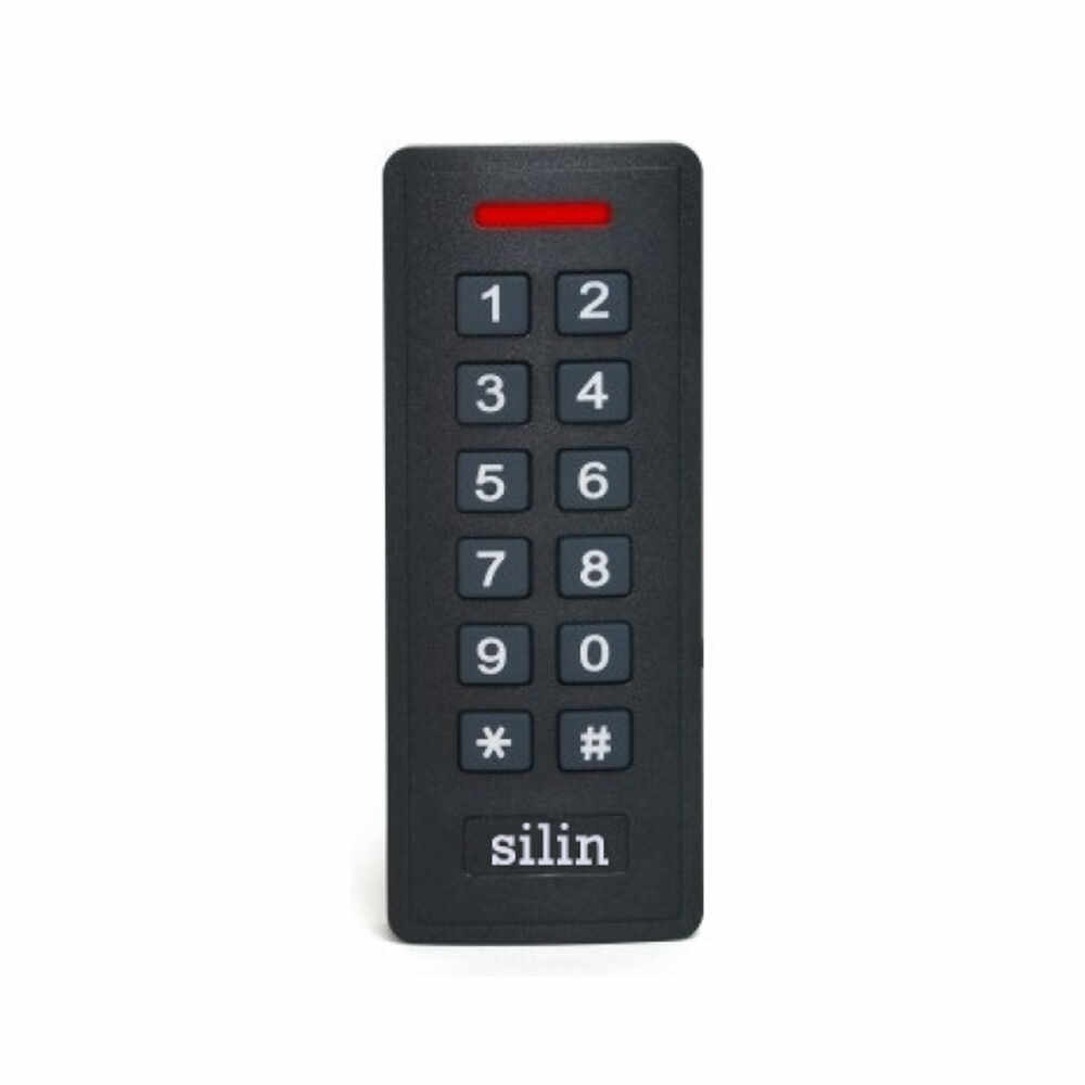 Controler de acces cu tastatura SK2-EM/MF, card, cod PIN, 125 KHz, 13.56 MHz, 10000 utilizatori, aparent