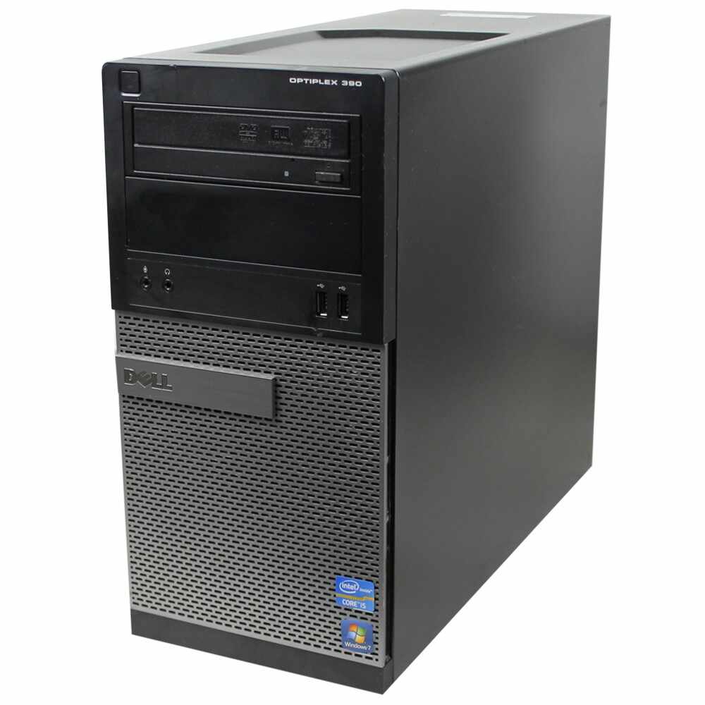 PC Second Hand Dell OptiPlex 390 Tower, Intel Core i5-2400 3.10GHz, 8GB DDR3, 120GB SATA, DVD-RW