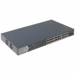 Switch 24 porturi gigabit PoE Hikvision DS-3E1526P-SI management + 2xSFP gigabit
