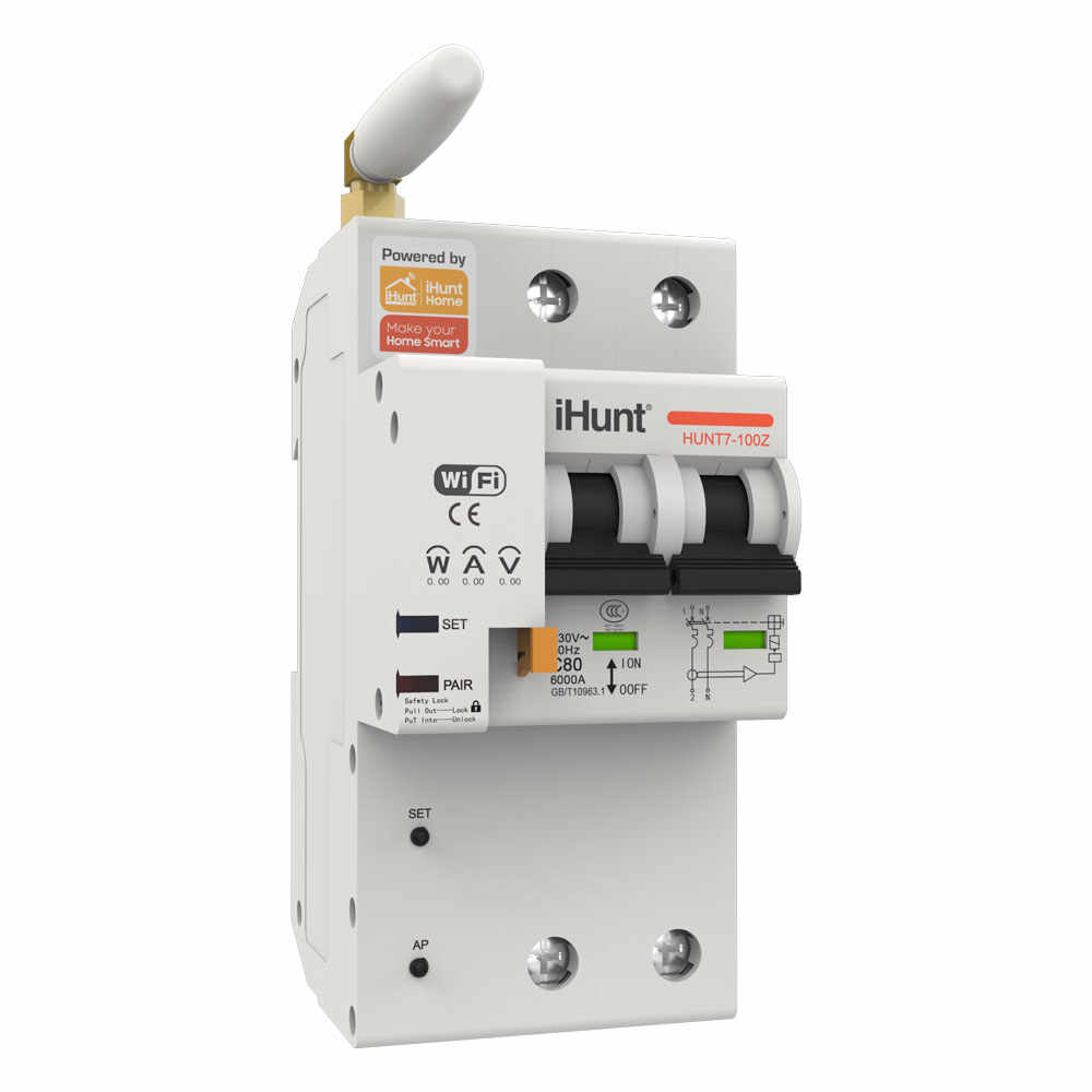 iHunt Home WIFI Smart Circuit Breaker with Metering 2P 100A - Siguranta automata inteligenta cu contorizare