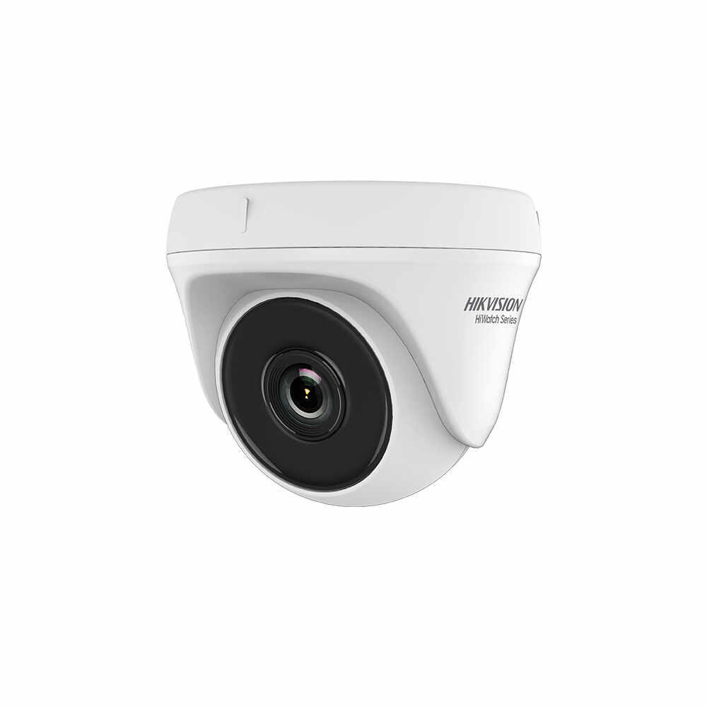 Camera supraveghere Dome Hikvision HiWatch HWT-T150-P-28, 5 MP, IR 20 m, 2.8 mm
