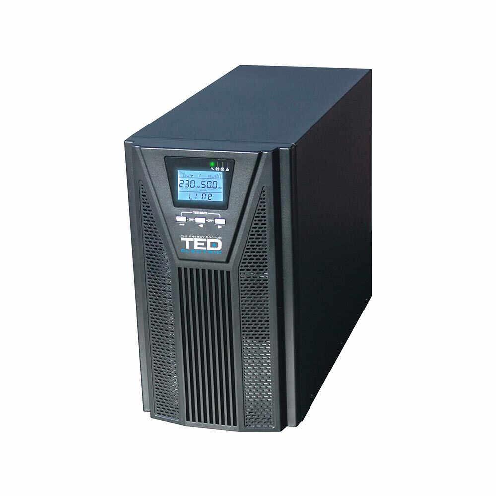 UPS cu 2 prize TED003973, 1000VA, 900W, LCD